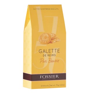 Galette de Reims pur beurre- FOSSIER- Etui de 75 g