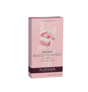 Les mini biscuits roses de Reims- FOSSIER-  Etui de 13.5g