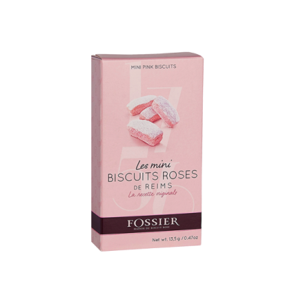 Les mini biscuits roses de Reims- FOSSIER-  Etui de 13.5g