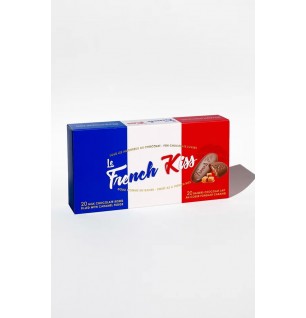 Le French Kiss- 20 Baisers chocolat  au lait au coeur fondant caramel- Maison Guinguet- 140g