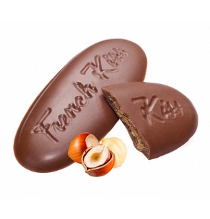 Le French Kiss- 20 Baisers chocolat au lait au coeur praliné noisette- Maison Guinguet- 140g