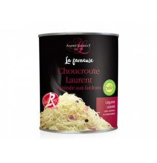 La Fameuse Choucroute Laurent cuisinée aux lardons - Boîte 810g