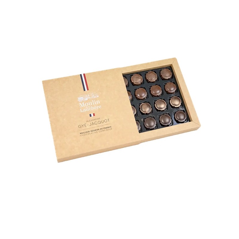 Coffret de 16 capsules praliné assorties- Le Moulin de la Lauchère- 100g