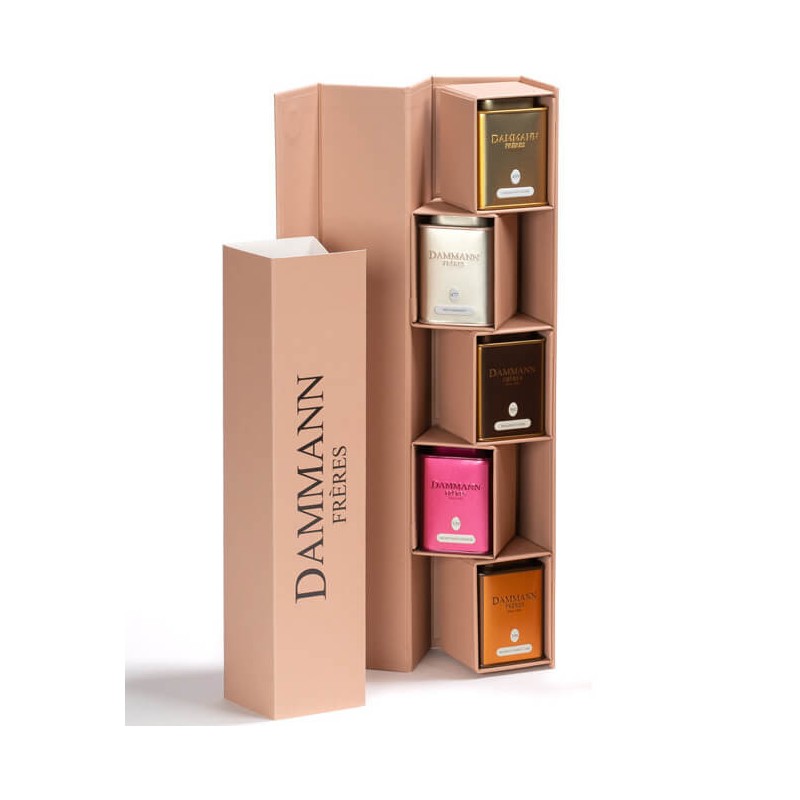 Coffret IRIS rose- Dammann Frères-