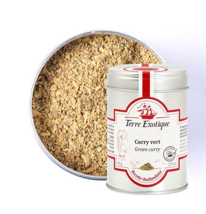 Curry vert -Boîte 45 g- Terre exotique