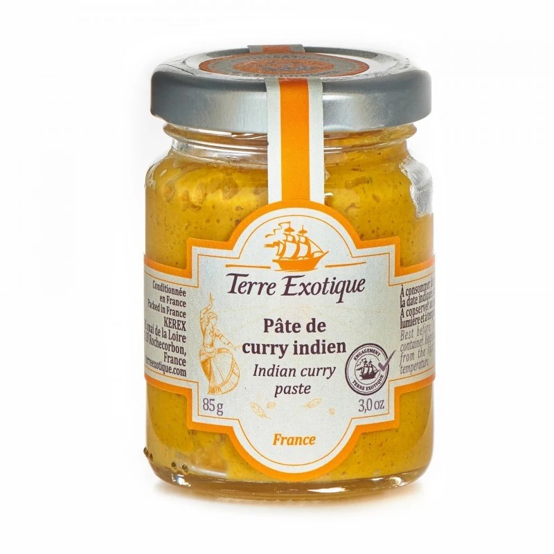 Pâte de curry Indien -Pot 85g - Terre exotique