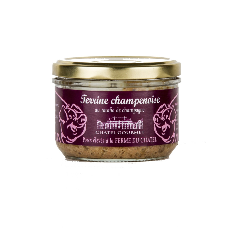 Terrine champenoise au ratafia de champagne 180g - Châtel Gourmet
