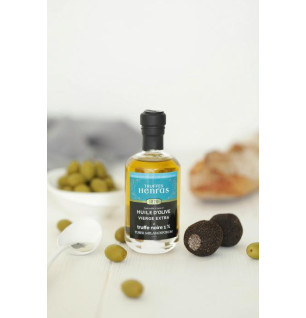 Huile d'olive vierge extra et truffe noire 1% Tuber melanosporum 100 ml Henras