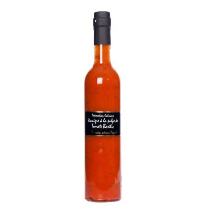 Vinaigre à la Pulpe de Tomate et Basilic Popol 500ml