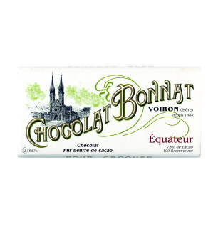 Tablette Côte Equateur Chocolat "Grand Cru Historique" 100g