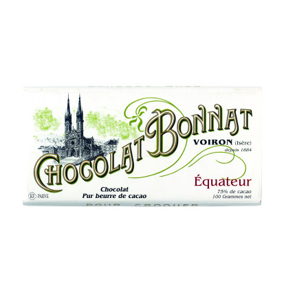Tablette Côte Equateur Chocolat "Grand Cru Historique" 100g