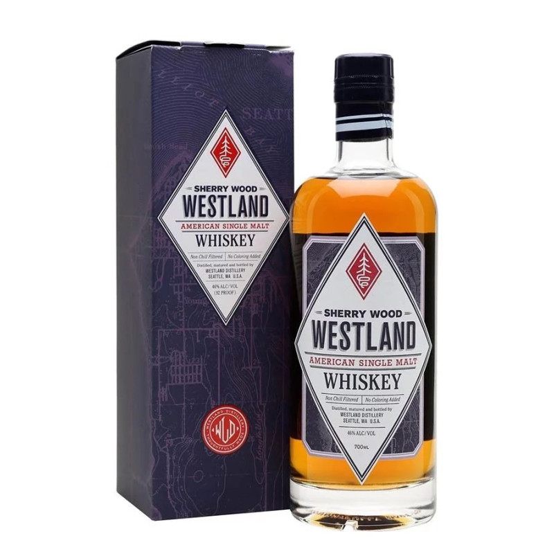 Whiskey- WESTLAND- American Single Malt Sherry Wood- 70 cl