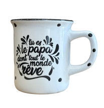 Mug " tu es le papa dont tout le monde rêve"