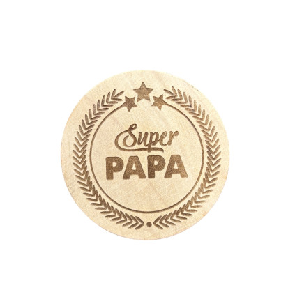 Décapsuleur-Magnet "Super papa"