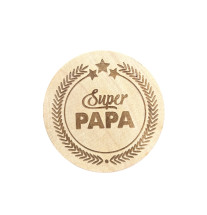 Décapsuleur-Magnet "Super papa"