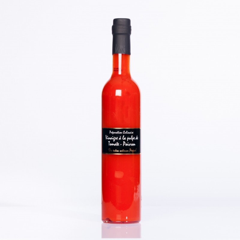 Vinaigre à la pulpe de Tomate Poivron Popol 500ml