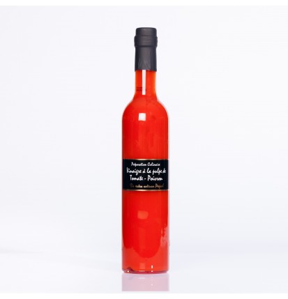 Vinaigre à la pulpe de Tomate Poivron Popol 500ml