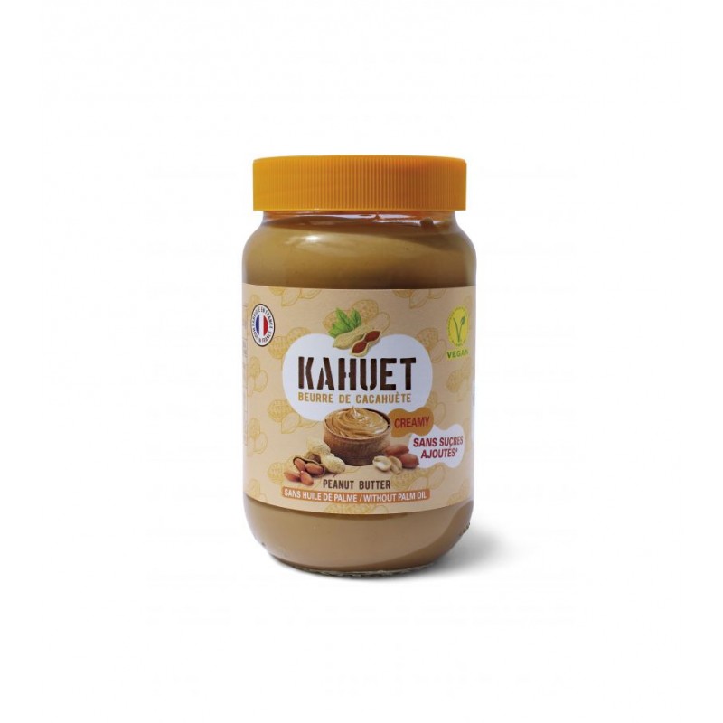 Beurre de cacahuète- KAHUET- sans sucres ajoutés- 340g