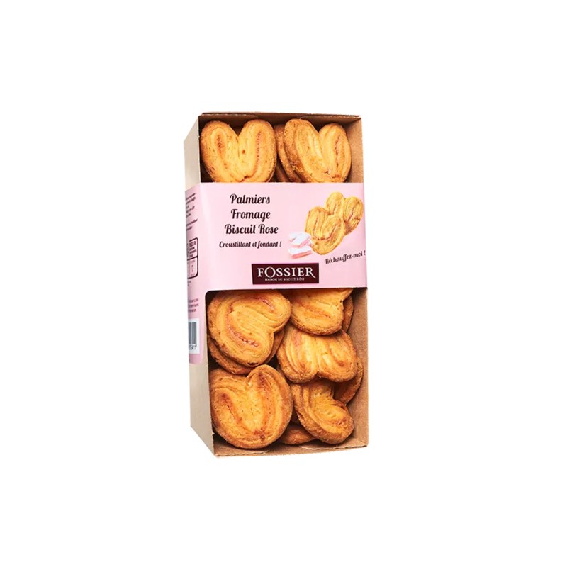 Palmiers fromage biscuit rose - FOSSIER- 80g