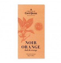 Tablette de Chocolat noir & Orange -Café Tasse- 85g