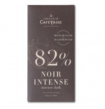 Tablette de Chocolat noir Intense 82% cacaco -Café Tasse- 85g